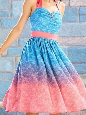 NWT Disney Parks The Dress Shop Sleeping Beauty Aurora Halter Dress